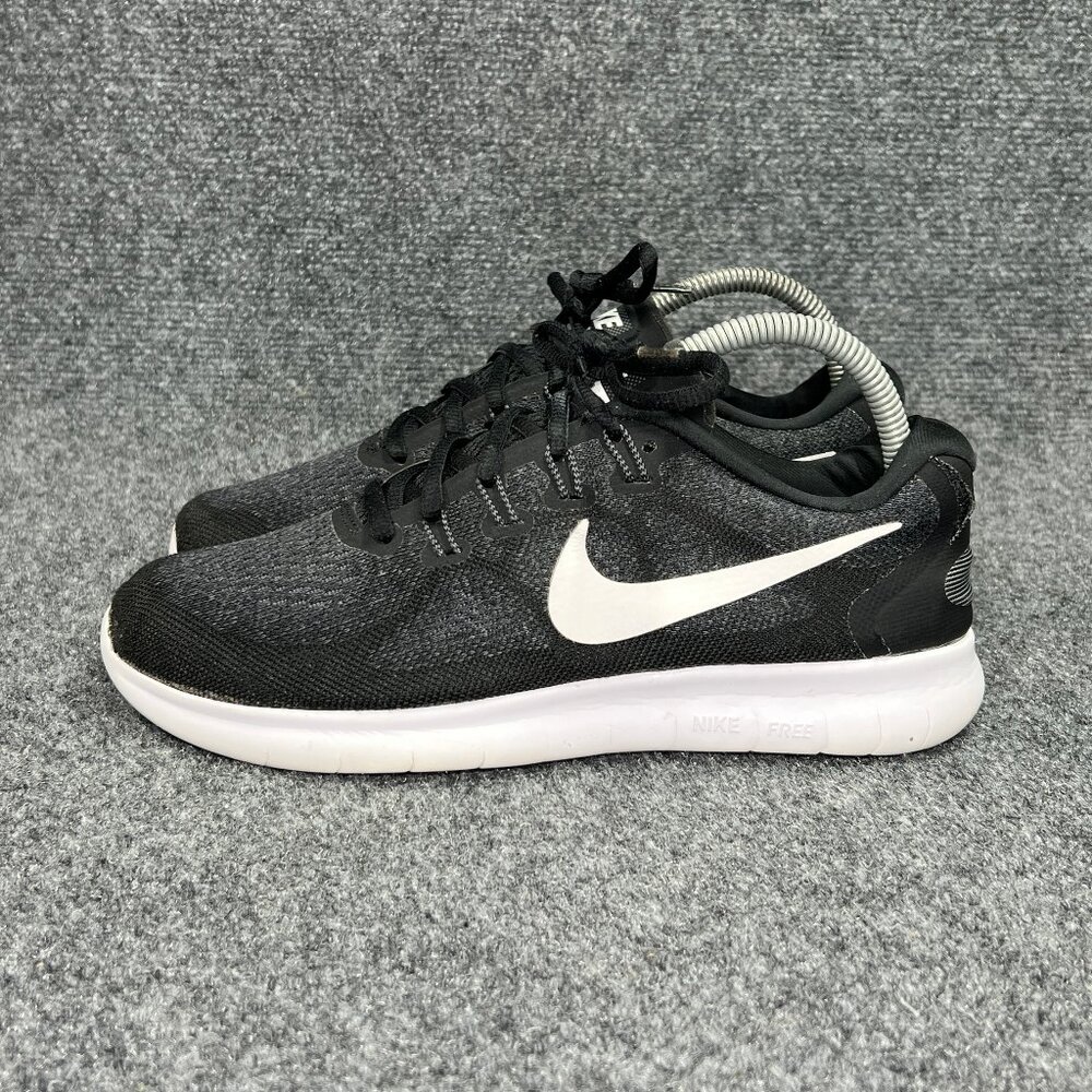 Nike Free RN 2017 Running Shoes Women's Size 8.5 Black Athletic Training Sneaker - Picture 4 of 11